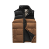 Chaleco de hombre personalizado Down otoño e invierno Nuevo collar chaleco espesado cálido