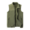 Moda Contraste Color Casual Polyéster Hombres Soft Vest Vest Micro -Fleece Gilet For Men Outdoor Chaqueta