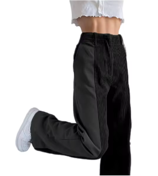 NUEVA EXPLOSIÓN DE PRODUCTOS Pantalones de pierna recta para mujeres Corte suelto Color pantalones casuales
