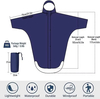 Hot Style Long -Lightwight -Wind Wind Water Waterproy Poncho Rain impermeable con capucha y mangas para mujeres y hombres