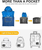 Capacal de la lluvia casual para hombres al por mayor impermeabilizando el impermeable plegable liviano para senderismo de golf para acampar Camping Fishing
