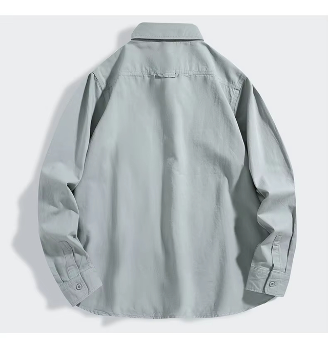 Camisa de oxford 100% algodón de Oxford 100% algodón de color sólido para hombres.