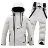 Tray de esquí de ski impermeable para hombres y mujeres de alta calidad chaqueta de snowboard a prueba de snowboard de dos piezas de dos piezas.