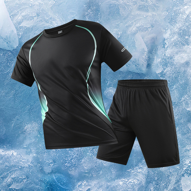 Nuevos trajes deportivos para hombres de tendencia personalizados con trajes deportivos de dos piezas de bolsillo