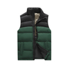 Chaleco de hombre personalizado Down otoño e invierno Nuevo collar chaleco espesado cálido
