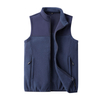 Moda Contraste Color Casual Polyéster Hombres Soft Vest Vest Micro -Fleece Gilet For Men Outdoor Chaqueta