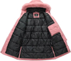 Parka acolchada para mujeres - rosa