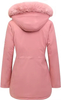 Parka acolchada para mujeres - rosa