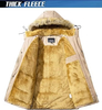 Chaqueta de parka de invierno de moda de moda personalizada con capucha a prueba de agua a prueba de viento en espesor de esquí en espesas