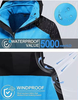 Chaqueta impermeable para mujer 3 en 1 - azul