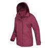 Masculino y mujer 3 en 1 chaqueta impermeable - gris oscuro