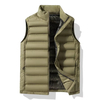 Chaleco de hombres para hombres otoño e invierno Nuevo collar chaleco espesado cálido