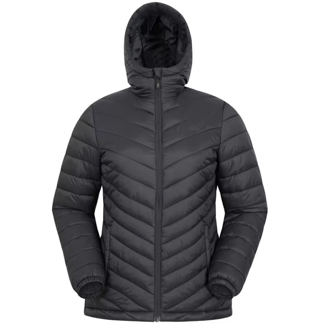 Chaqueta con capucha acolchada