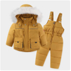 Traje de nieve para niños de esquí y pantalón - caqui