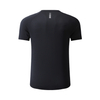 Camisetas de secado rápido de seda para hombres | Manga corta de malla estirada | Ropa deportiva de cuello redondo suelto al por mayor