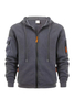 Sudadera con capucha de hombre completo - negro
