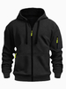 Sudadera con sudadera con cremallera para hombres