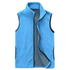 Chaleco de pesca para hombre 100% poliéster sin mangas sin tejido de vellón tejido