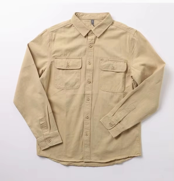Camisa al aire libre de carga para hombres para caminar pescando actividades al aire libre