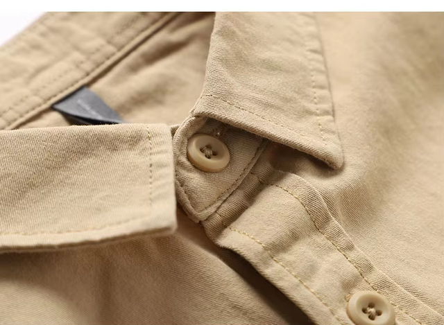 Camisa al aire libre de carga para hombres para caminar pescando actividades al aire libre