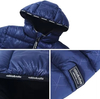 Chaqueta de hojaldre con capucha espesas de los niños con lana cálida forrada para senderismo al aire libre Escuela de viajes de la escuela de nieve Sports