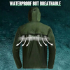 Chaqueta clásica para hombres impermeables para hombres ligeros transpirables y plegables para la caza de pescado Camping Camping