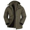 Hombre y mujer 3 en 1 chaqueta impermeable - Green del ejército