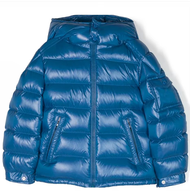 Jóvenes certificados reciclado con trajes de nieve calientes niños con capucha con capucha 100% poliéster chaqueta acolchada