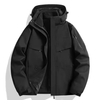 Hombre y mujer 3 en 1 chaqueta impermeable - amarillo terroso