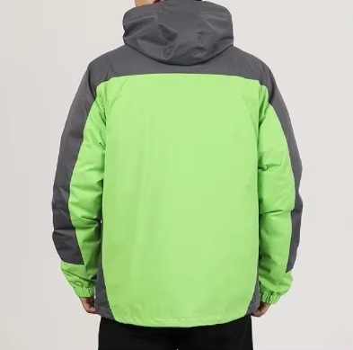 Chaqueta de esquí de ski de invierno 3 en 1 personalizada para hombres con chaqueta de esquí a prueba de viento con chaqueta desmontable