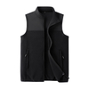 Moda Contraste Color Casual Polyéster Hombres Soft Vest Vest Micro -Fleece Gilet For Men Outdoor Chaqueta