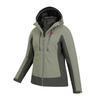 Chaqueta impermeable para mujer 3 en 1 - gris