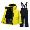 Chaqueta de esquí y pantalón para niños - amarillo