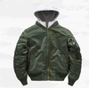 Chaqueta de bombardeo de otoño/invierno Chaqueta de béisbol masculina Cargo pesado Cargo corto al aire libre Algodón piloto de algodón