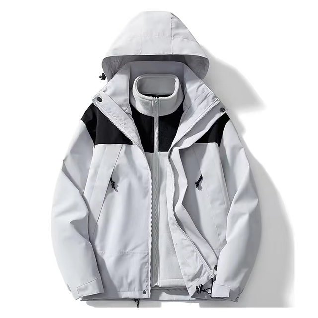 Modelos explosivos unisex 3in1 chaqueta al aire libre impermeable invernal de invierno forrado con caminata caliente a prueba de viento