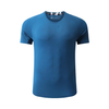 Camisetas de secado rápido de seda para hombres | Manga corta de malla estirada | Ropa deportiva de cuello redondo suelto al por mayor