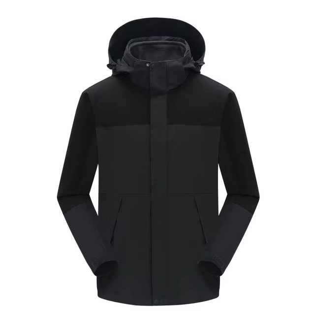 Hombre y mujer 3 en 1 chaqueta - caqui