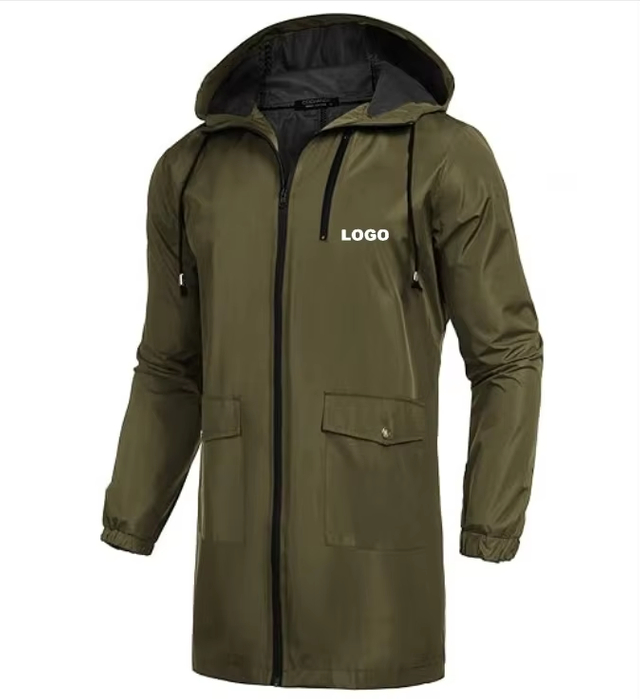 Chaqueta de impermeable a prueba de agua a prueba de viento para hombres