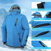 Chaqueta de esquí de invierno para hombres montaña impermeable a prueba de viento de esquí termal senderismo para acampar chaqueta para acampar
