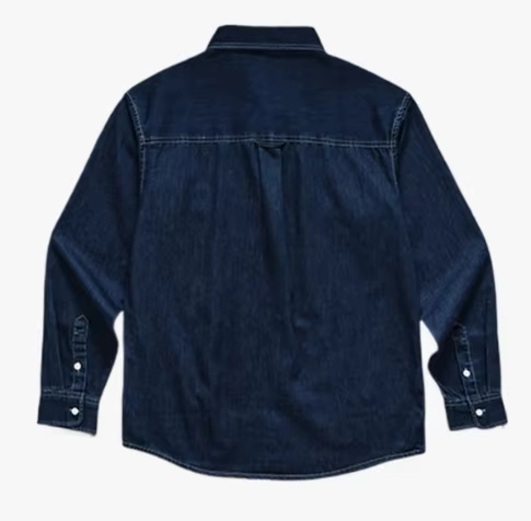 Camisa de manga larga de jeans de primavera y otoño