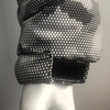 Chaqueta acolchada resistente al agua estampada para hombres