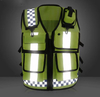 Mesh de malla transpirable montar en el tráfico Control de tráfico Patrol Road Seguridad de rescate de emergencia Juicio reflectante