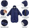 Hot Style Long -Lightwight -Wind Wind Water Waterproy Poncho Rain impermeable con capucha y mangas para mujeres y hombres
