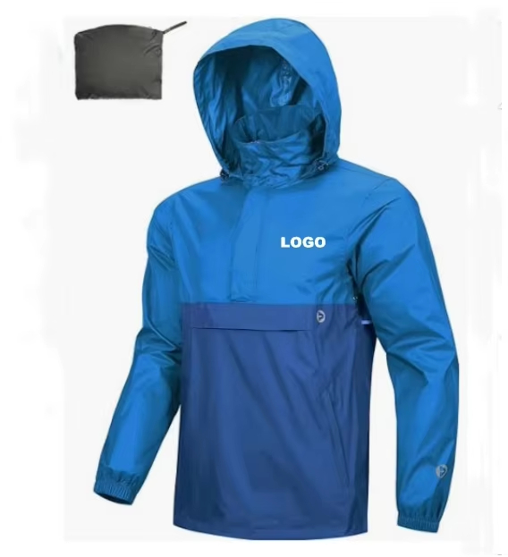 Capacal de la lluvia casual para hombres al por mayor impermeabilizando el impermeable plegable liviano para senderismo de golf para acampar Camping Fishing