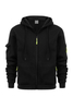 Sudadera con capucha de hombre completo - negro