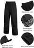 Caíces para hombres impermeables y impermeables a la lluvia Ligera sin alivio de la chaqueta impermeable pantalones de impermeable 2 piezas