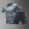 Nuevos trajes deportivos para hombres de tendencia con trajes deportivos de dos piezas de bolsillo