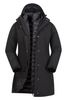 Mujeres 3 en 1 chaqueta impermeable larga