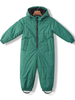 Traje acolchado de esquí para niños - verde oscuro