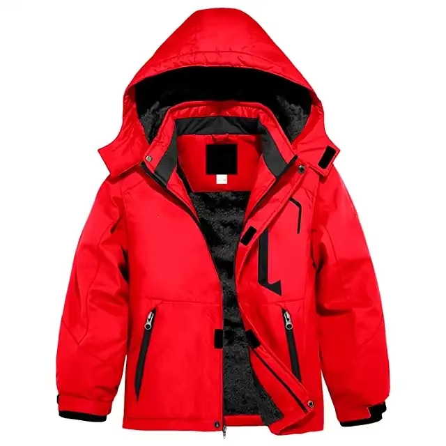 Chaqueta resistente al agua para niños - rojo